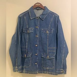 NorthCrest Denim Jacket Size 1X